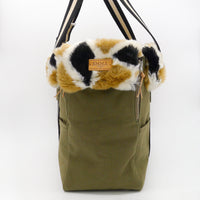 Thumbnail for Dachshund Dog Carrier Bag with Fur