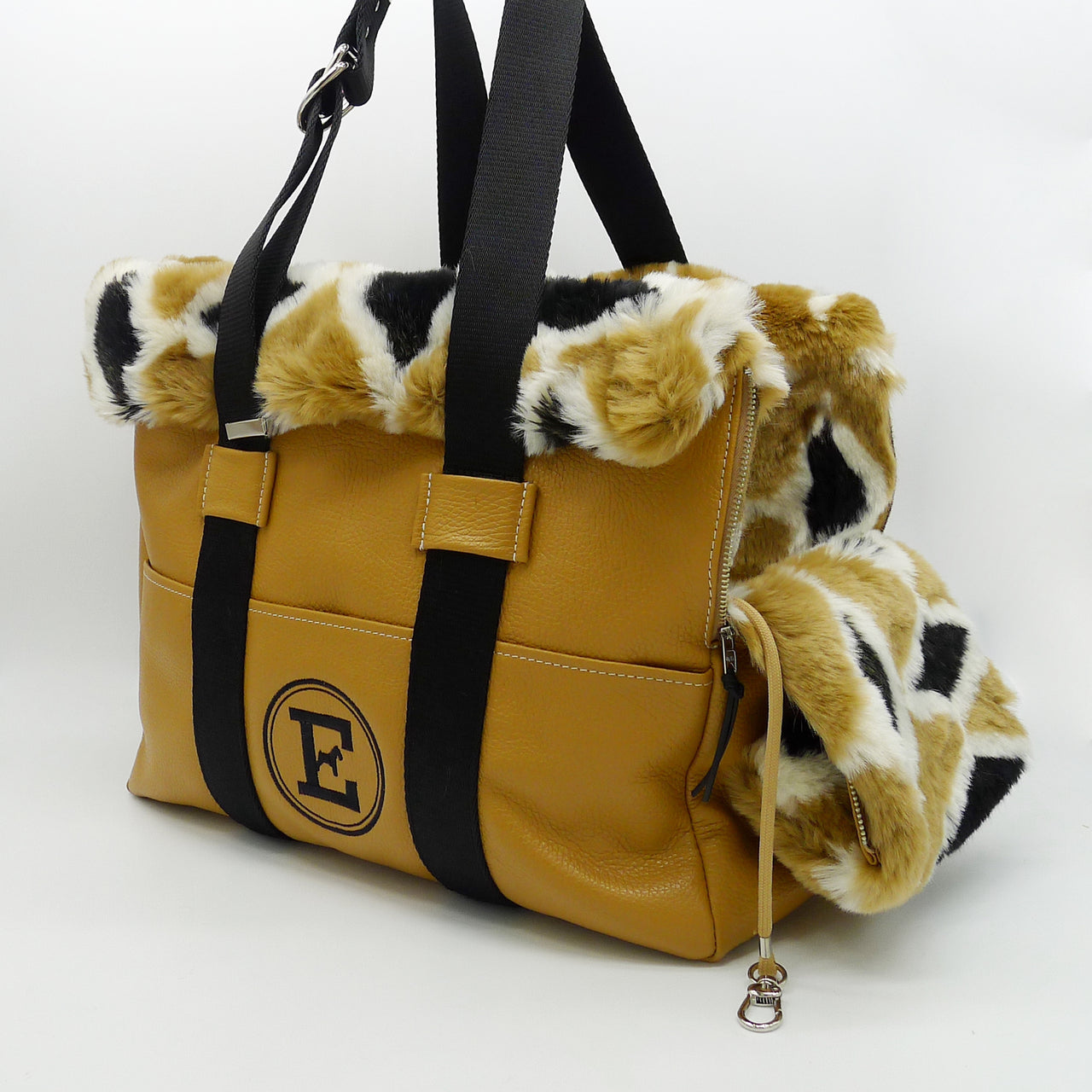 Dachshund Carry Bag with Fur