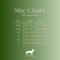 Thumbnail for Size Chart Candy Harness Dachshunds