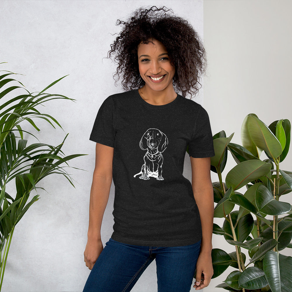 Dachshund T-shirt Design Women