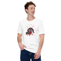 Thumbnail for Love Dachshund T-shirt Mens