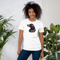 Thumbnail for Hawaiian Dachshund T-shirt Womens